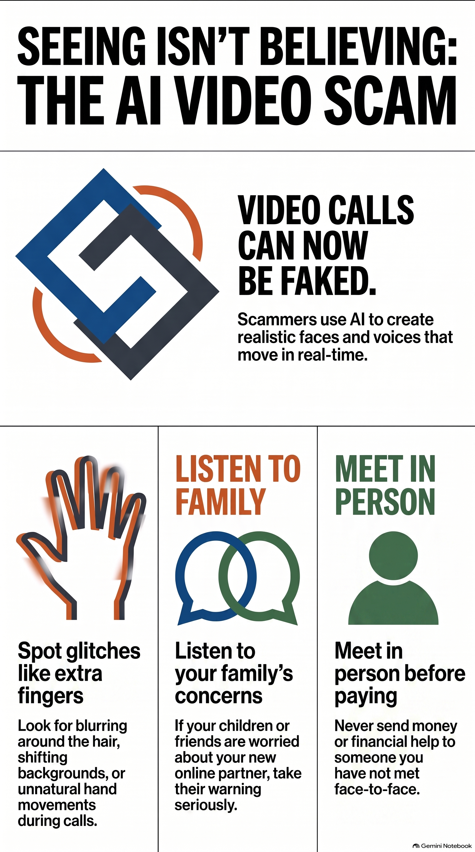 Realistic video calls hide a costly online romance scam