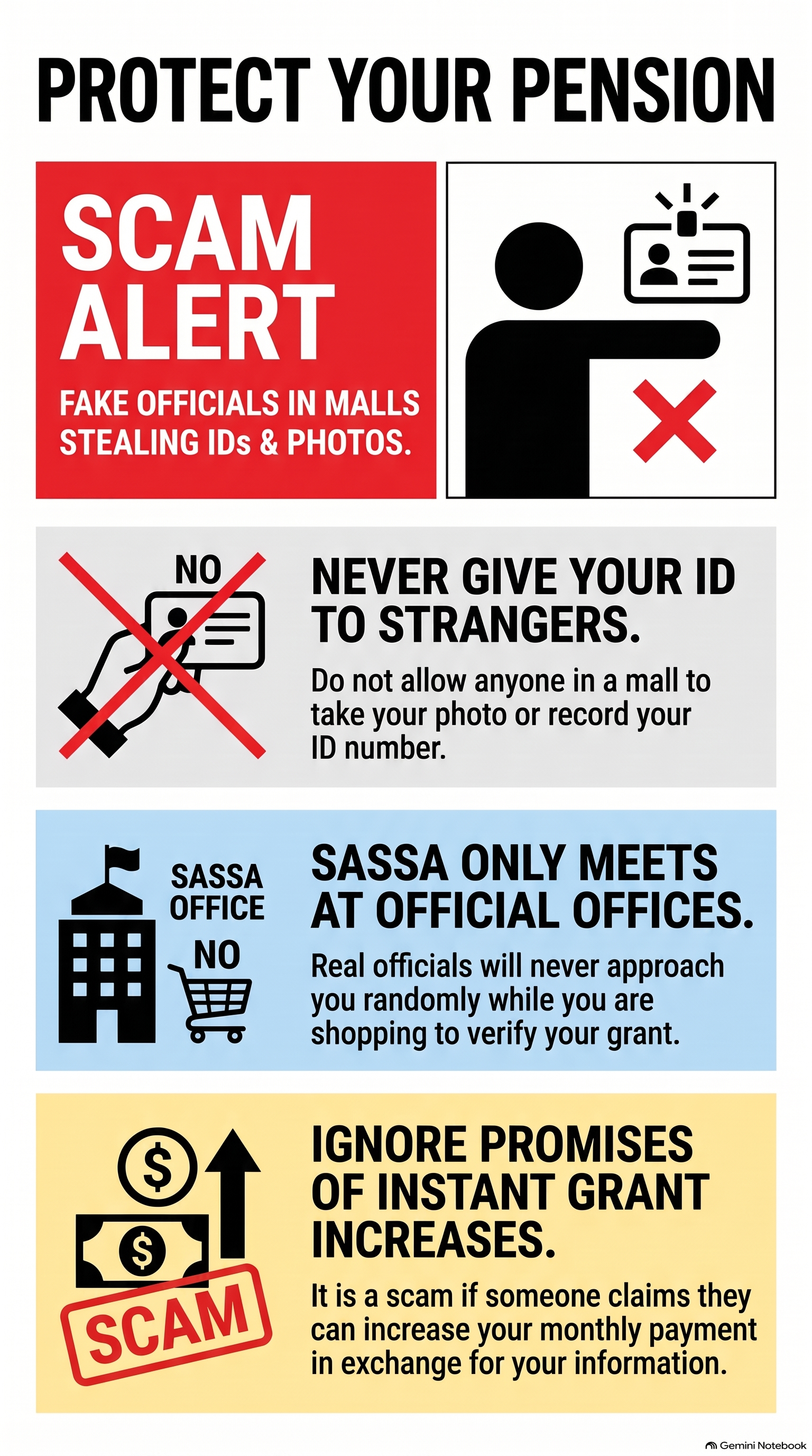 Keep Your ID Safe: Sassa Warns Against Mall Scam