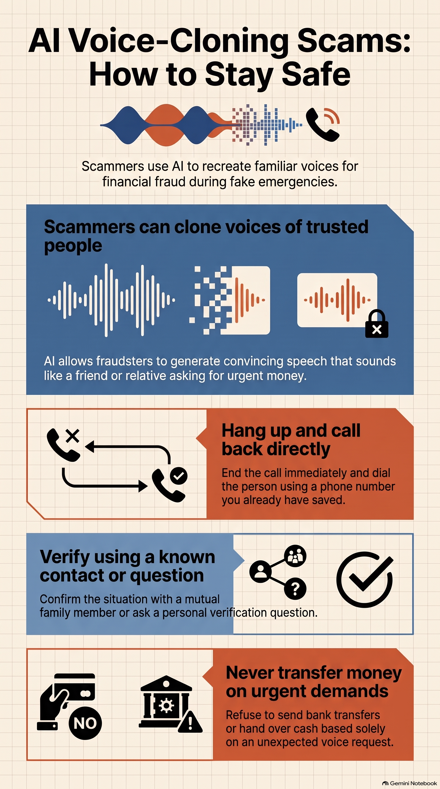 Senior Citizen Tricked by AI Voice-Cloning Scam